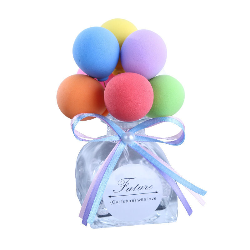Confession Balloon Car Perfume Seating Decoration Cute Gift Color Glass Bottle Car Interior Decoration Decoration Whole