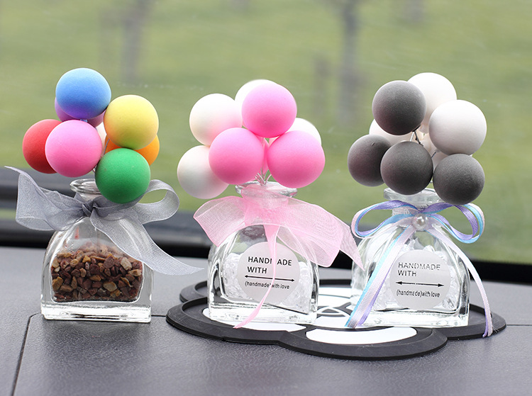 Confession Balloon Car Perfume Seating Decoration Cute Gift Color Glass Bottle Car Interior Decoration Decoration Whole Confession Balloon Car Perfume Seating Decoration Cute Gift Color Glass Bottle Car Interior Decoration Decoration Whole