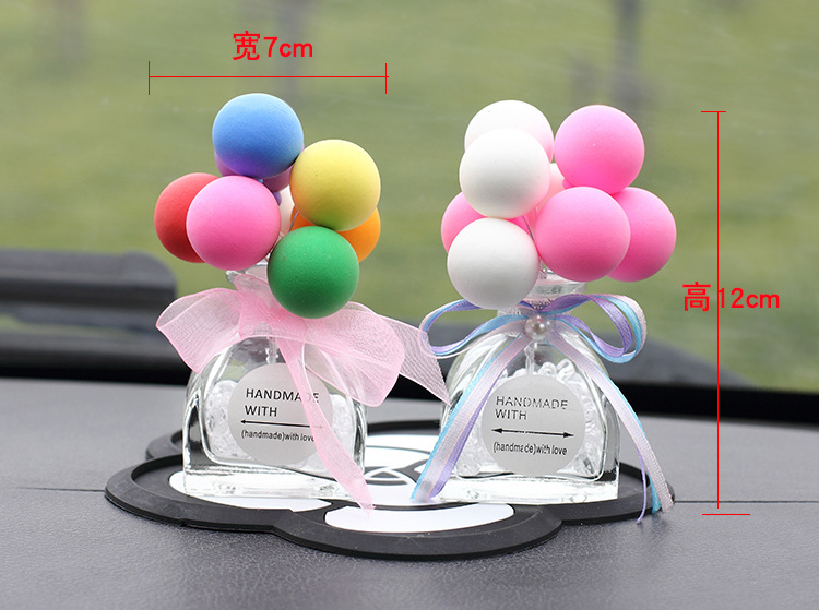 Confession Balloon Car Perfume Seating Decoration Cute Gift Color Glass Bottle Car Interior Decoration Decoration Whole Confession Balloon Car Perfume Seating Decoration Cute Gift Color Glass Bottle Car Interior Decoration Decoration Whole