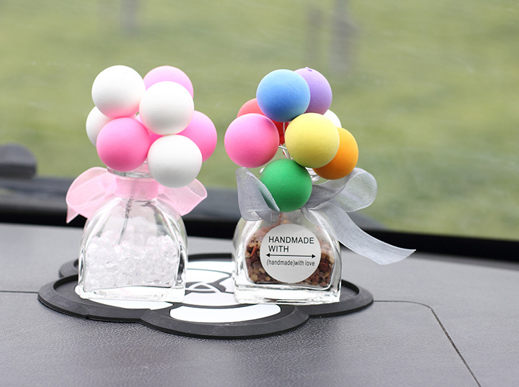 Confession Balloon Car Perfume Seating Decoration Cute Gift Color Glass Bottle Car Interior Decoration Decoration Whole Confession Balloon Car Perfume Seating Decoration Cute Gift Color Glass Bottle Car Interior Decoration Decoration Whole