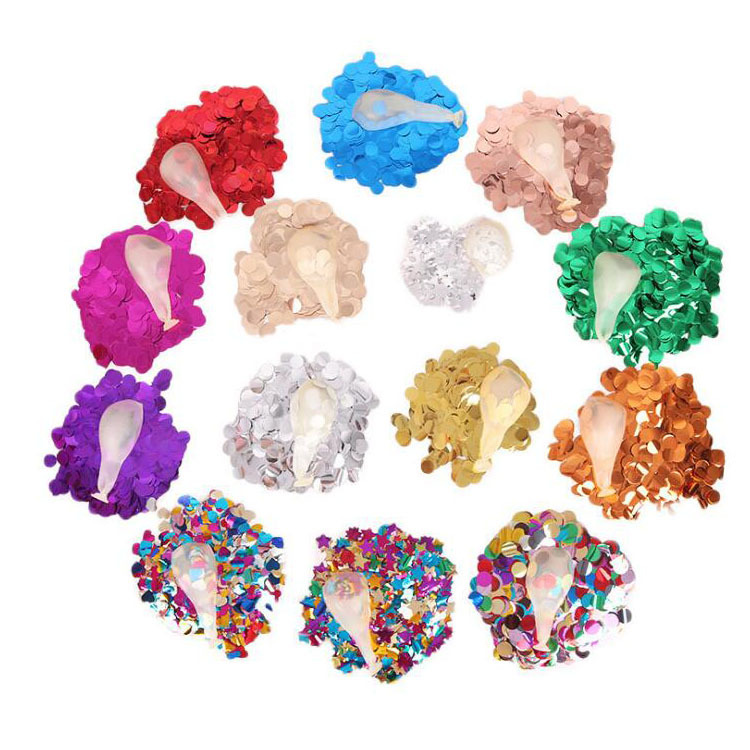 Balloon Whole Colorful Aluminum Foil Paper Scrap Sequined Balloon Wedding Celebration Decoration Sequined Foam Balloon