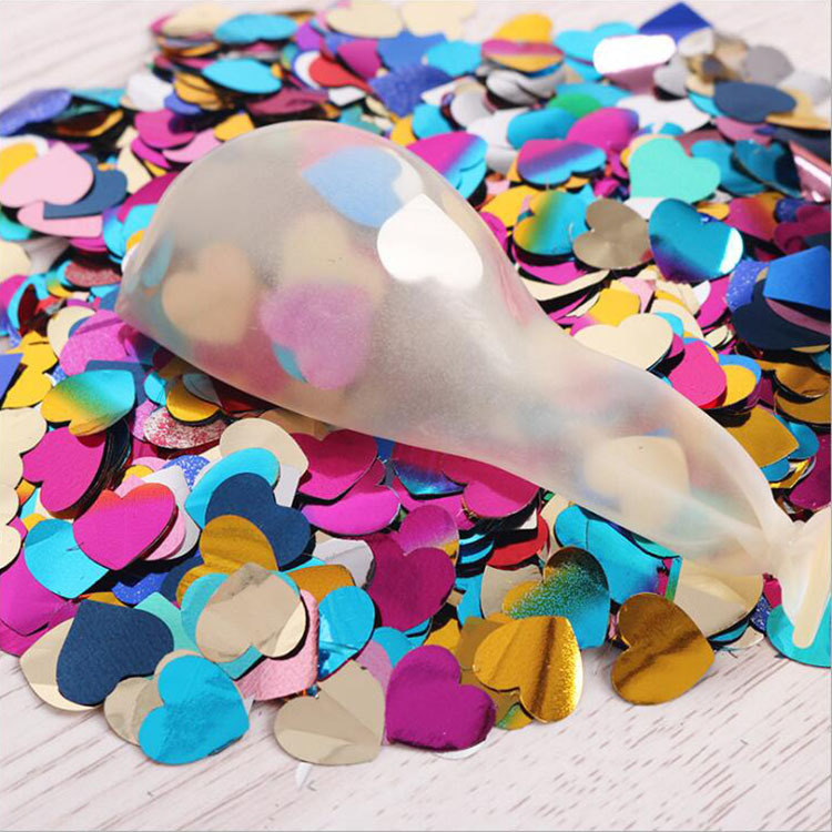 Balloon Whole Colorful Aluminum Foil Paper Scrap Sequined Balloon Wedding Celebration Decoration Sequined Foam Balloon