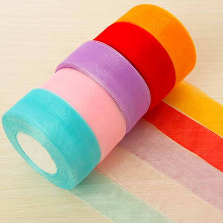New Korean Style 2. 5cm Gilding Crack Organza Tape Chiffon Packaging Balloon Shoelace Printing Ribbon New Korean Style 2. 5cm Gilding Crack Organza Tape Chiffon Packaging Balloon Shoelace Printing Ribbon