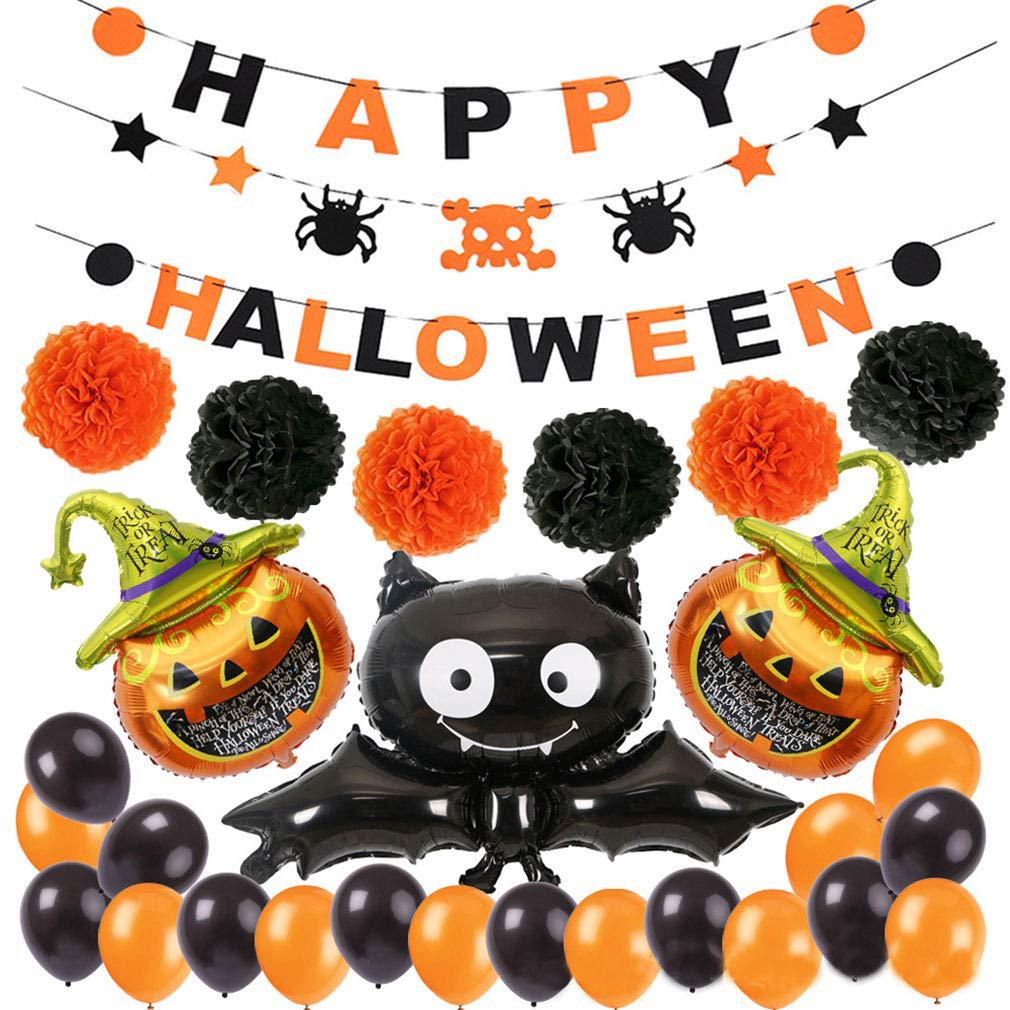 Halloween Balloon Pumpkin Aluminum foil balloon Decoration