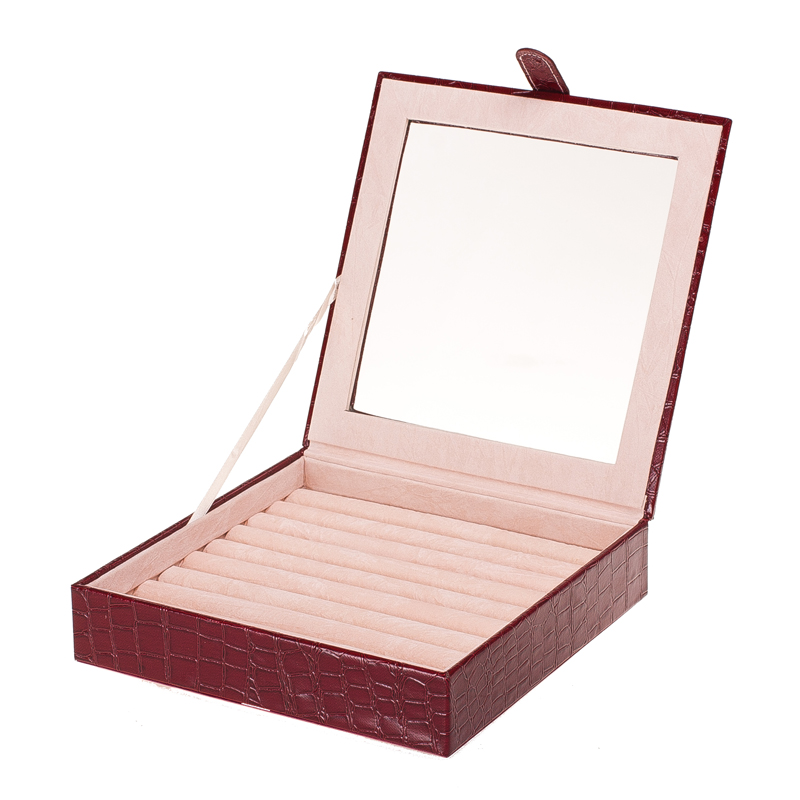 Technology-rich leather ring box jewelry boxes jewelry boxes