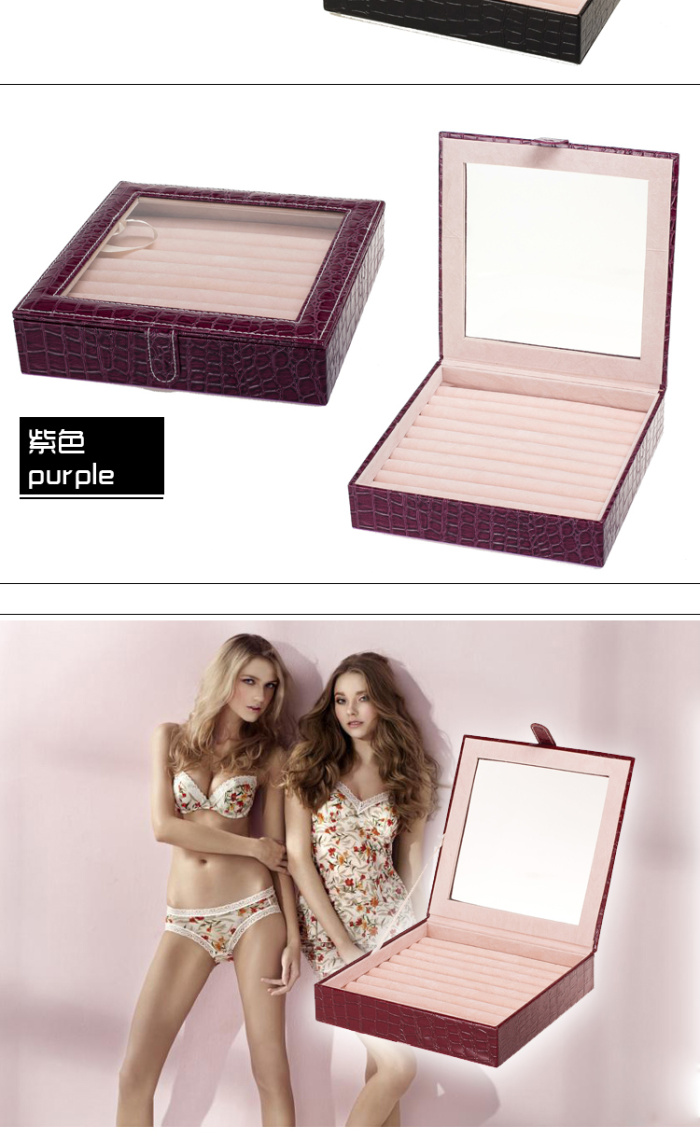 Technology-rich leather ring box jewelry boxes jewelry boxes Technology-rich leather ring box jewelry boxes jewelry boxes