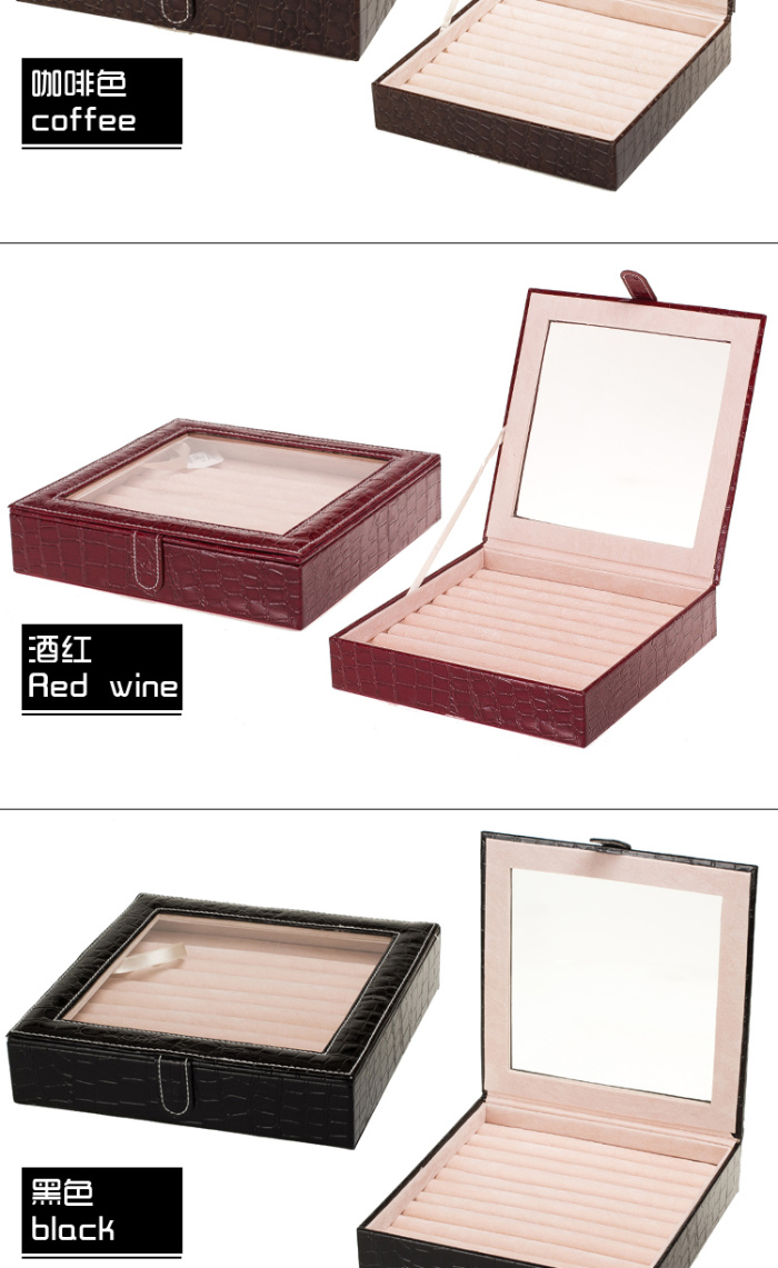 Technology-rich leather ring box jewelry boxes jewelry boxes Technology-rich leather ring box jewelry boxes jewelry boxes