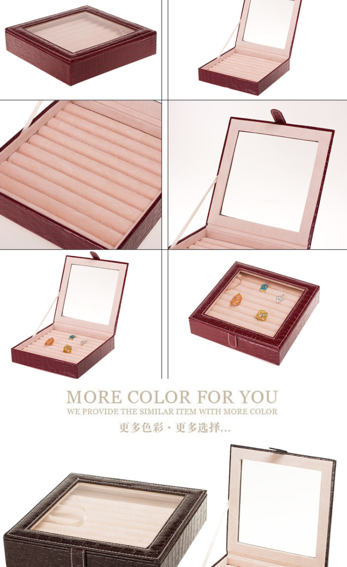 Technology-rich leather ring box jewelry boxes jewelry boxes Technology-rich leather ring box jewelry boxes jewelry boxes