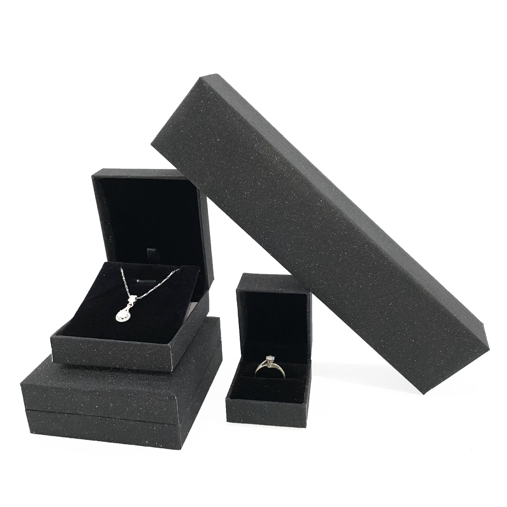 New Jewelry Packing Box Tik Tok Live Stream for Necklace Box Ring Box Earring Lifting Box Factory Direct Sales
