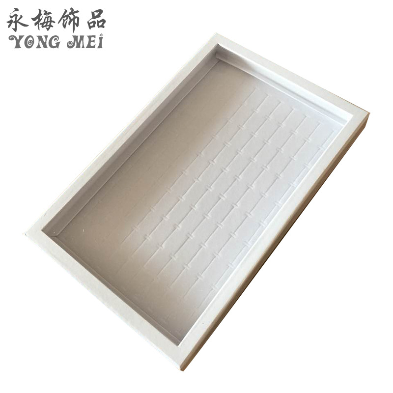 The manufacturer supply velvet ring tray 100 hole ring box necklace ring storage box pendant display props