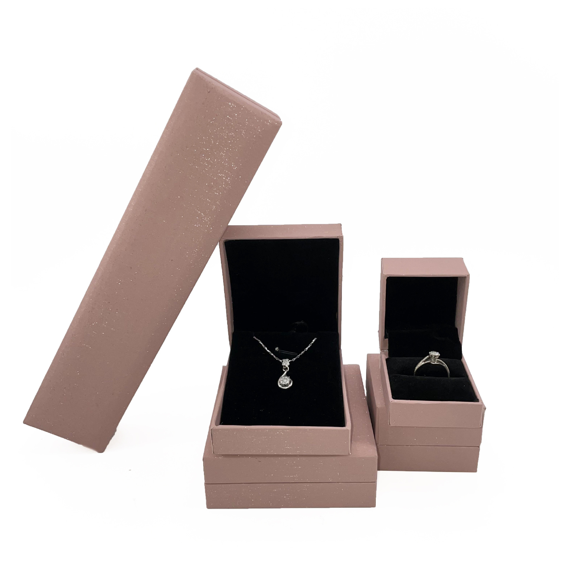 New Jewelry Packing Box Tik Tok Live Stream for Necklace Box Ring Box Earring Lifting Box Factory Direct Sales