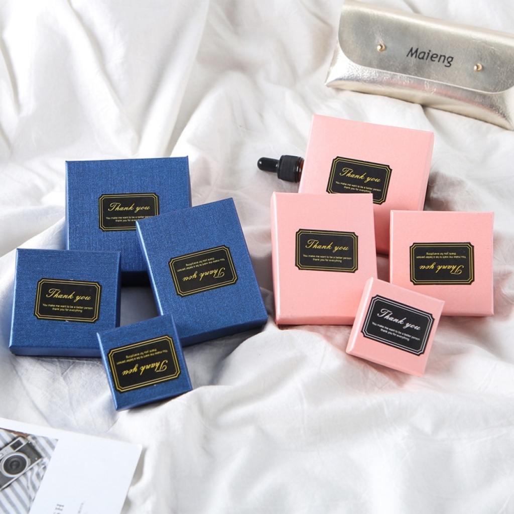 Wholesale Jewelry Box Ins Pink Blue Ring Box Stud Earrings Box Tiandigai Jewelry Box High-End Necklace Box Wholesale Jewelry Box Ins Pink Blue Ring Box Stud Earrings Box Tiandigai Jewelry Box High-End Necklace Box