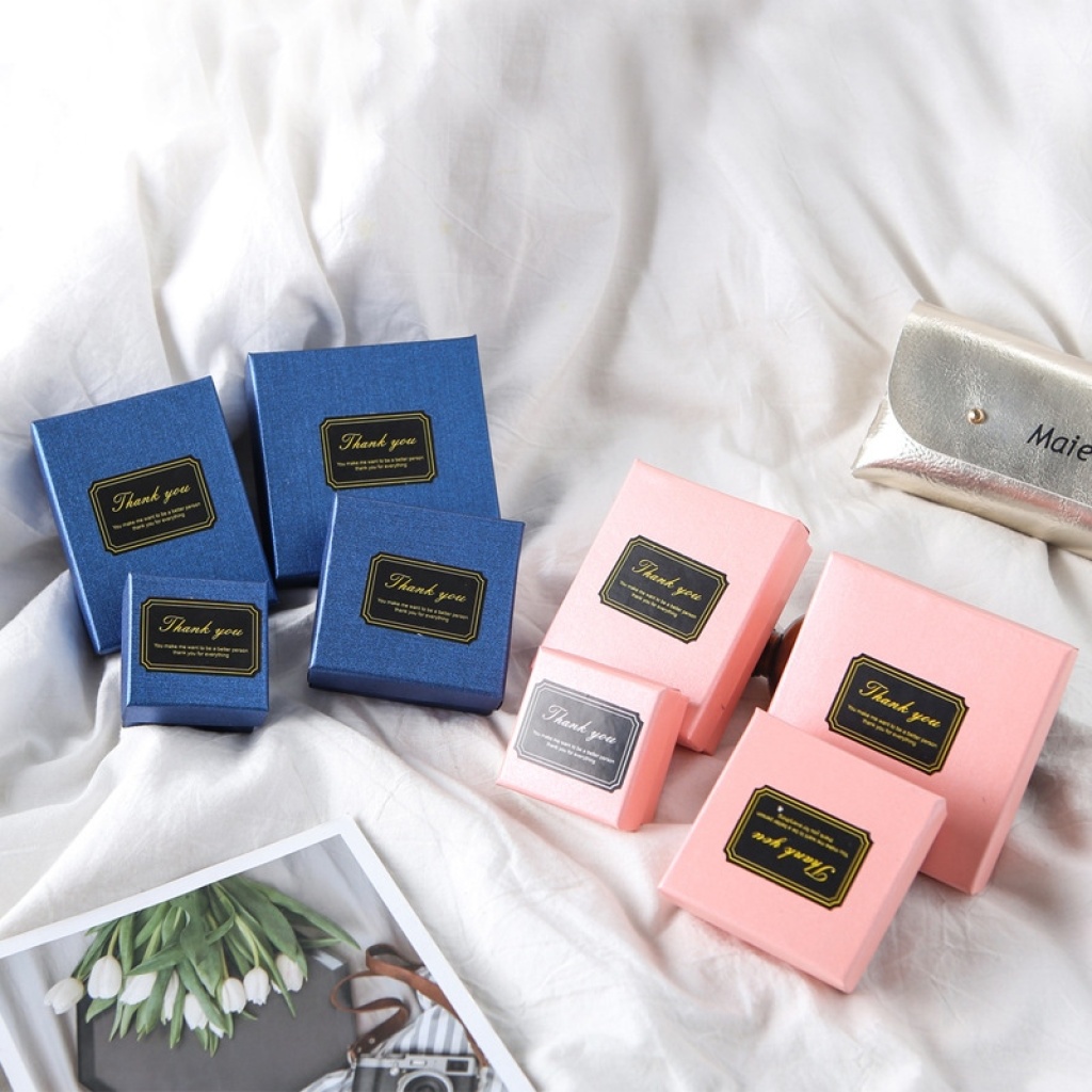 Wholesale Jewelry Box Ins Pink Blue Ring Box Stud Earrings Box Tiandigai Jewelry Box High-End Necklace Box Wholesale Jewelry Box Ins Pink Blue Ring Box Stud Earrings Box Tiandigai Jewelry Box High-End Necklace Box