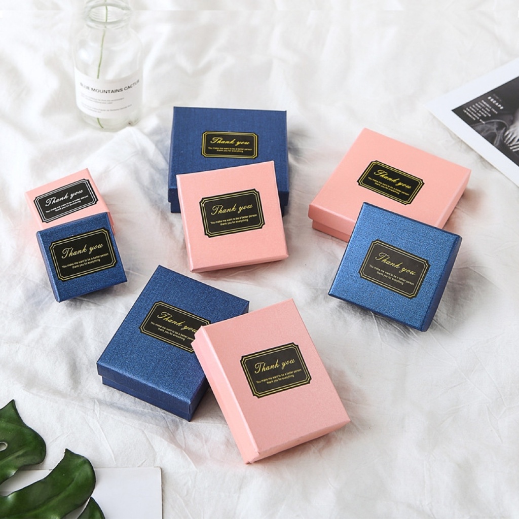 Wholesale Jewelry Box Ins Pink Blue Ring Box Stud Earrings Box Tiandigai Jewelry Box High-End Necklace Box Wholesale Jewelry Box Ins Pink Blue Ring Box Stud Earrings Box Tiandigai Jewelry Box High-End Necklace Box