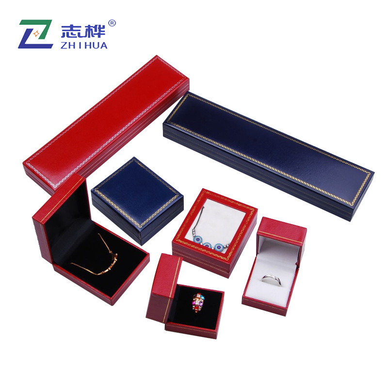 Water Ripple High-End Leather Box Series Ring Box Necklace Long Box Pendant Box Window Box Three-Piece Set in Stock Water Ripple High-End Leather Box Series Ring Box Necklace Long Box Pendant Box Window Box Three-Piece Set in Stock
