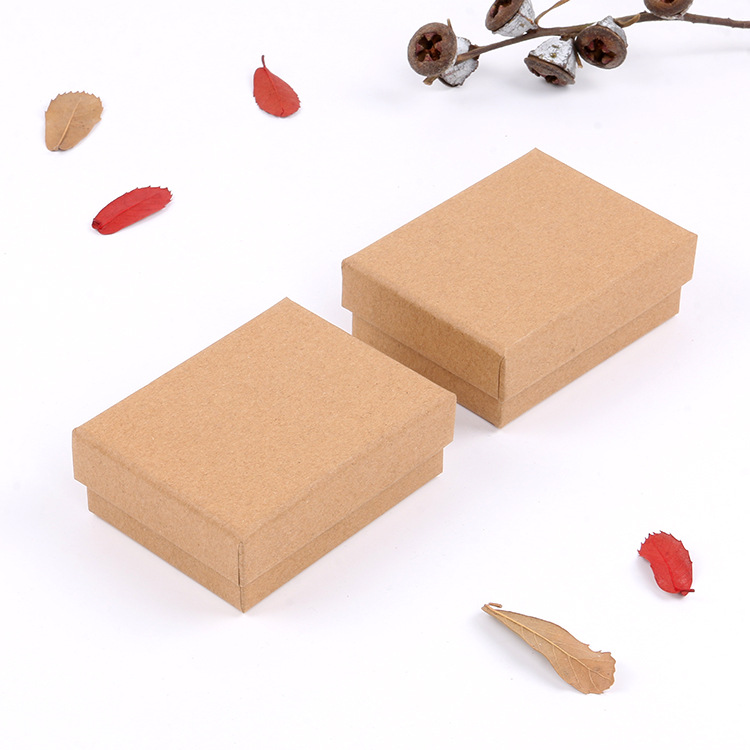 Retro Kraft Paper Jewelry Box Tiandigai Multi-Function Packing Box Watch Necklace Box Ring Box Wholesale Customization Retro Kraft Paper Jewelry Box Tiandigai Multi-Function Packing Box Watch Necklace Box Ring Box Wholesale Customization