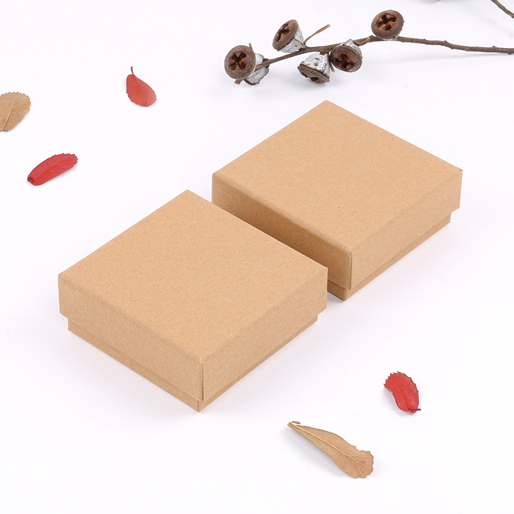 Retro Kraft Paper Jewelry Box Tiandigai Multi-Function Packing Box Watch Necklace Box Ring Box Wholesale Customization Retro Kraft Paper Jewelry Box Tiandigai Multi-Function Packing Box Watch Necklace Box Ring Box Wholesale Customization