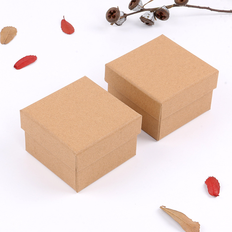 Retro Kraft Paper Jewelry Box Tiandigai Multi-Function Packing Box Watch Necklace Box Ring Box Wholesale Customization Retro Kraft Paper Jewelry Box Tiandigai Multi-Function Packing Box Watch Necklace Box Ring Box Wholesale Customization