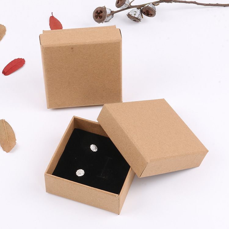 Retro Kraft Paper Jewelry Box Tiandigai Multi-Function Packing Box Watch Necklace Box Ring Box Wholesale Customization Retro Kraft Paper Jewelry Box Tiandigai Multi-Function Packing Box Watch Necklace Box Ring Box Wholesale Customization