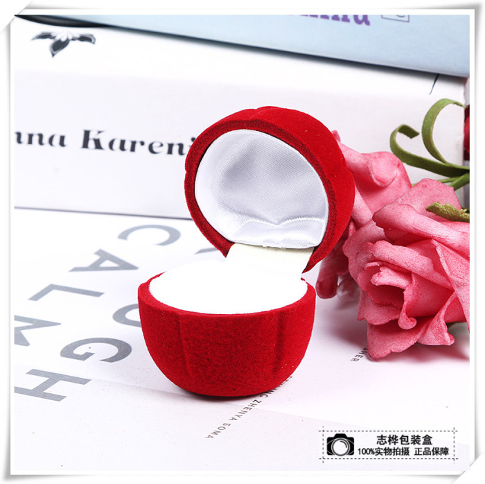 Red rose ring box valentine's day gift personality creative ring box proposal ring box