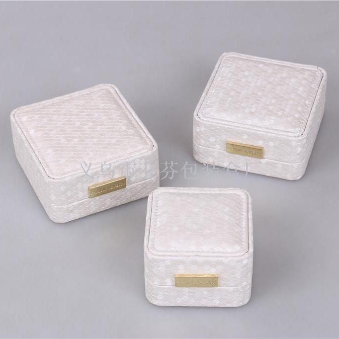 Pendant box stud ring box: Flannelette jewelry box good bracelet box stud ring box
