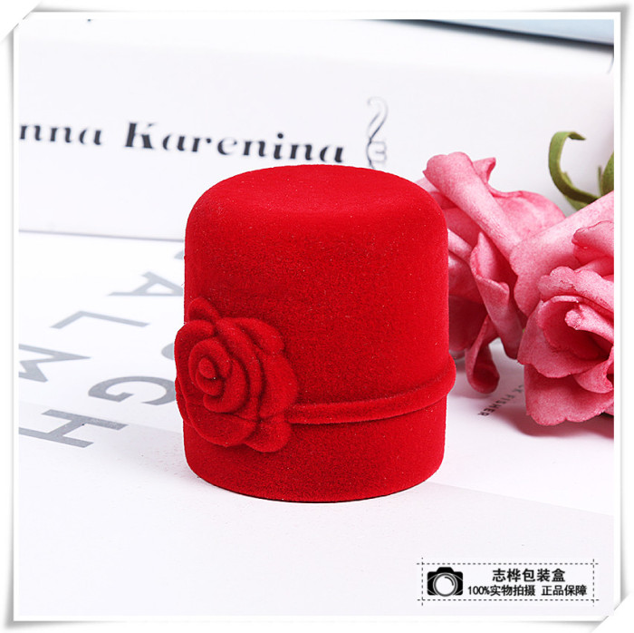 Red rose ring box valentine's day gift personality creative jewelry box proposal wedding ring box