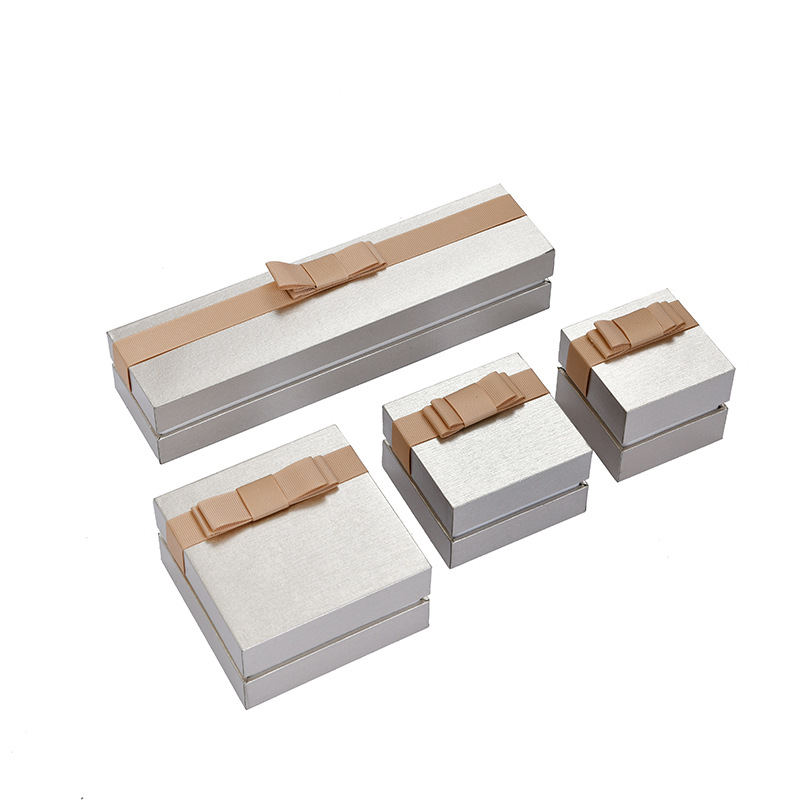 Factory Direct Sales High-End Jewelry Box Jewelry Box Ring Box Necklace Pendant Box Bracelet Box Gift Box Set