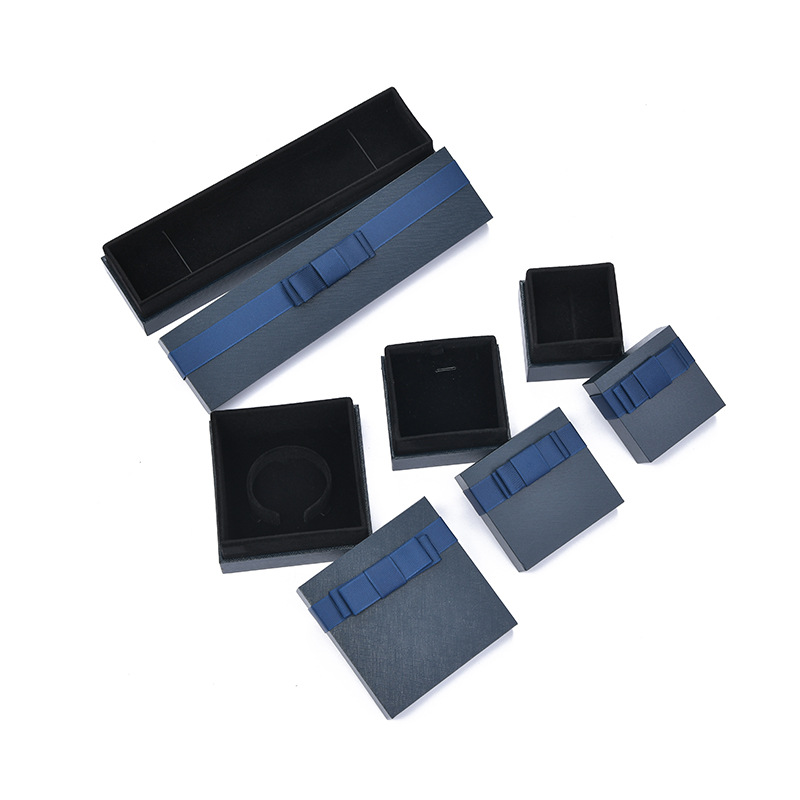 Factory Direct Sales High-End Jewelry Box Jewelry Box Ring Box Necklace Pendant Box Bracelet Box Gift Box Set