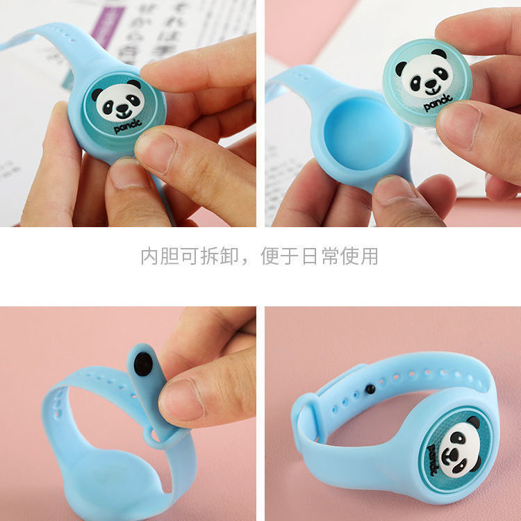 Children&#039;s Luminous Mosquito Repellent Bracelet Girls&#039; Summer Outdoor Silicone Anti-Mosquito Watch Electronic Light Anti-Mosquito Mosquito Repellent Buckle
