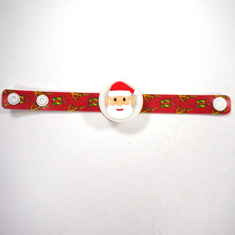 Hot Sale Christmas Halloween Luminous Bracelet PVC with Light Bracelet