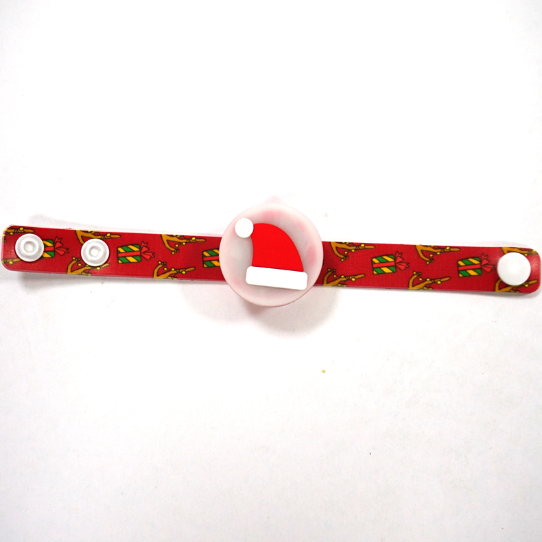 Hot Sale Christmas Halloween Luminous Bracelet PVC with Light Bracelet Hot Sale Christmas Halloween Luminous Bracelet PVC with Light Bracelet