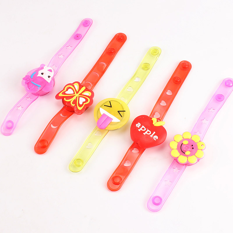 Flash Wristband Luminous Cartoon Bracelet Luminous Wristband Cartoon Bracelet Flash Toy Factory Wholesale
