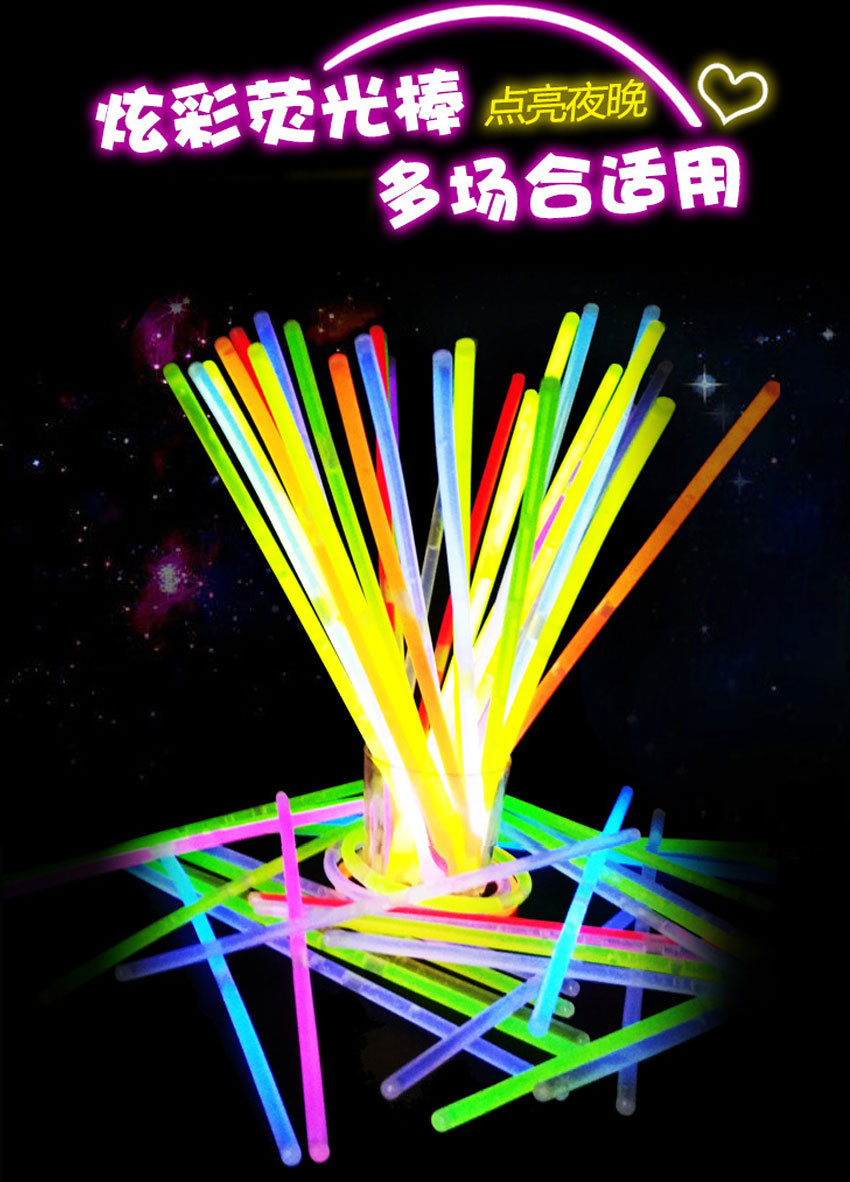 Glow stick multicolor luminous bracelet fluorescence stick Glow stick multicolor luminous bracelet fluorescence stick