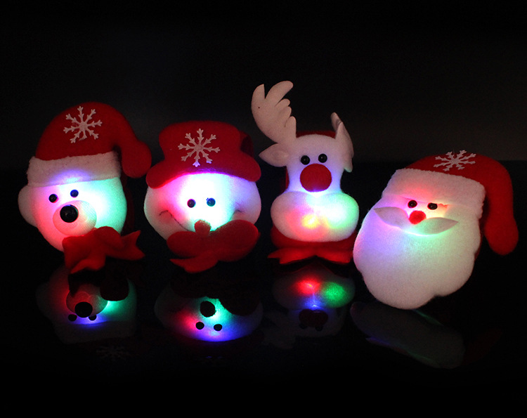 Christmas Gift Luminous Patting Watch LED Flash Slap Bracelet Bracelet Santa Claus Wrist Strap Children's Toys Christmas Gift Luminous Patting Watch LED Flash Slap Bracelet Bracelet Santa Claus Wrist Strap Children's Toys