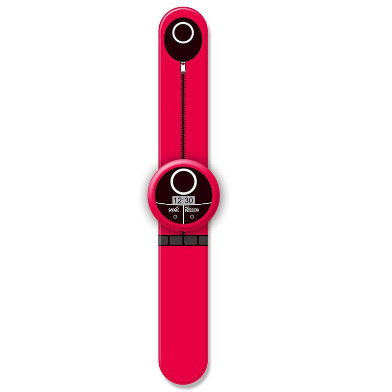 Tiktok Red Children Patting Watch Luminous Flash Watch Bracelet Patting Watch Toys Children Kindergarten Gifts