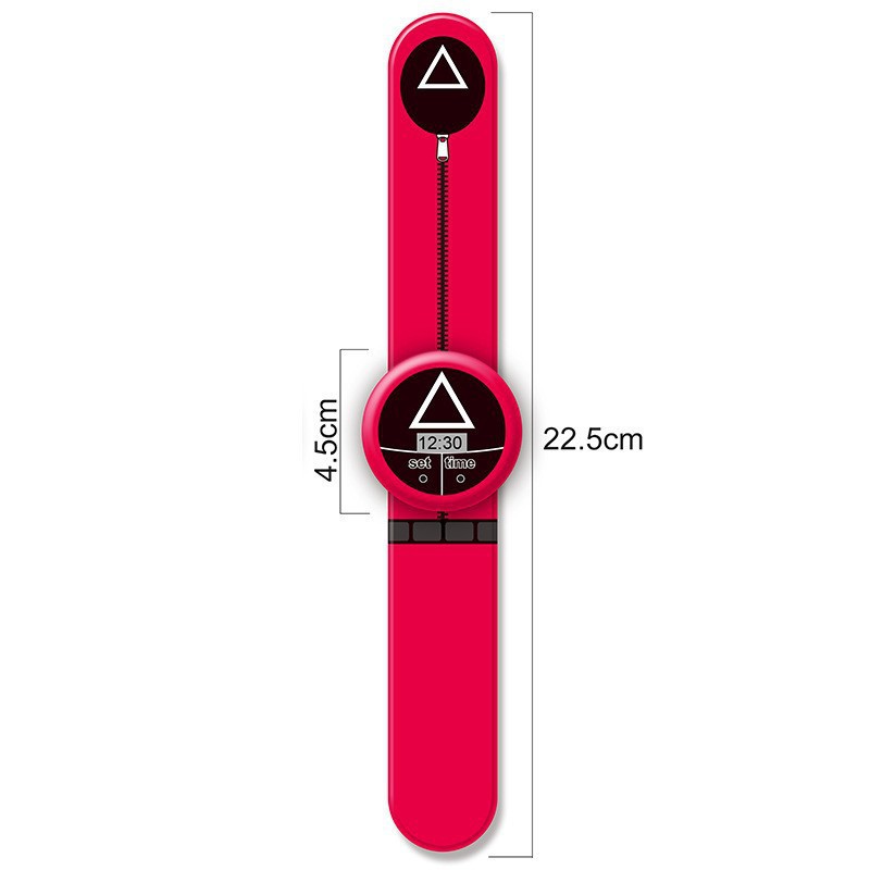 Tiktok Red Children Patting Watch Luminous Flash Watch Bracelet Patting Watch Toys Children Kindergarten Gifts