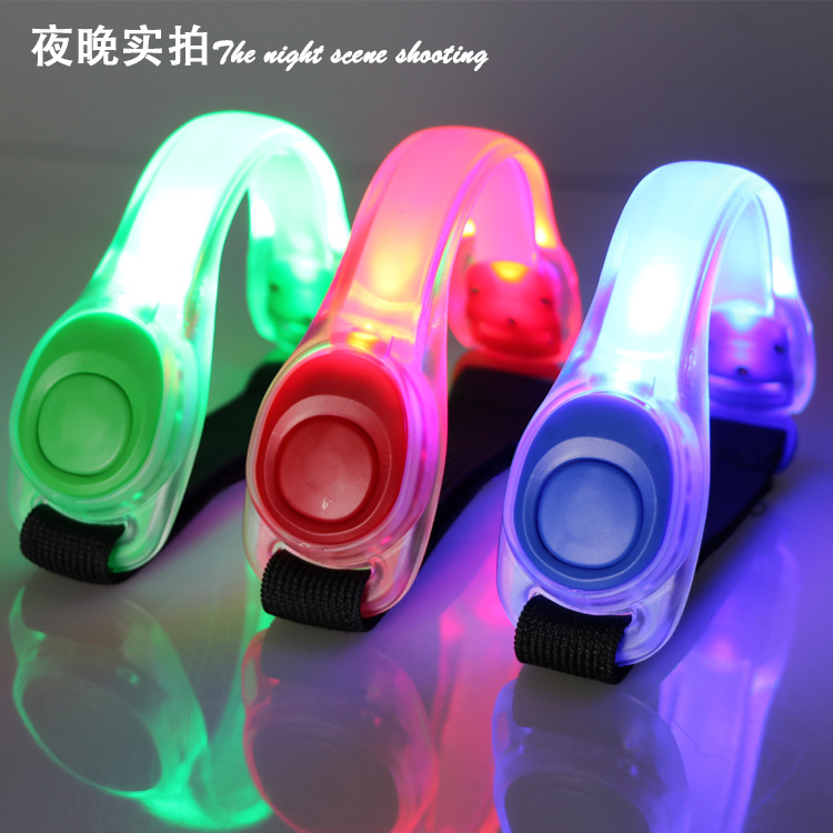 Factory Silicone Led Bracelet Night Running Luminous Arm Strap Light Stick Concert Luminous Cheering Props