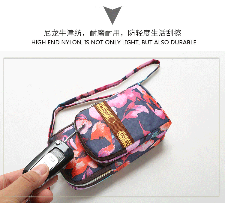Multi-Layer Wrist Messenger Bag Mobile Phone Bag Zipper Bag Shoulder Bag Mini Coin Purse Sports Running Bag Arm Bag Multi-Layer Wrist Messenger Bag Mobile Phone Bag Zipper Bag Shoulder Bag Mini Coin Purse Sports Running Bag Arm Bag