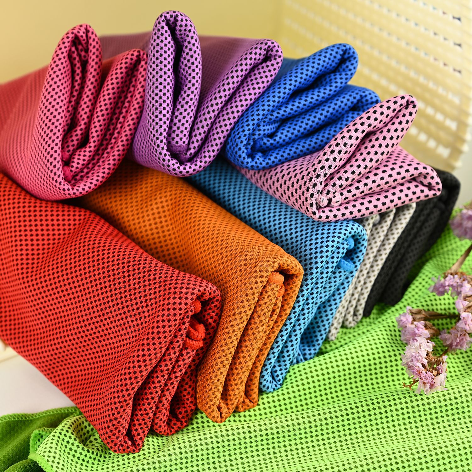Summer Fashion Simple Double-Layer Mountaineering Cold Towel Outdoor Sports Yoga Cooling Quick-Drying Factory Custom Logo