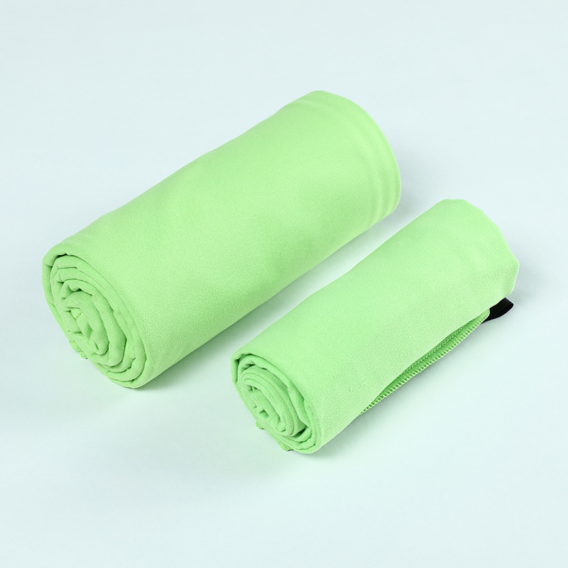 Supply Double-Sided Velvet Quick-Drying Outdoor Sports Towel Cold Feeling Microfiber Sweat Absorbent Solid Color Gym Handkerchief