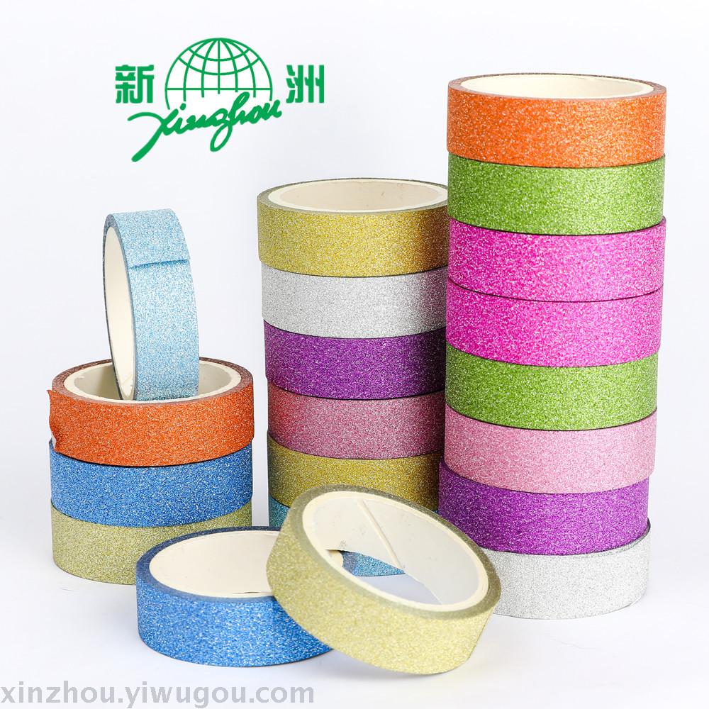 Factory direct sales, gold onion powder tape, stationery tape, size, specification customization