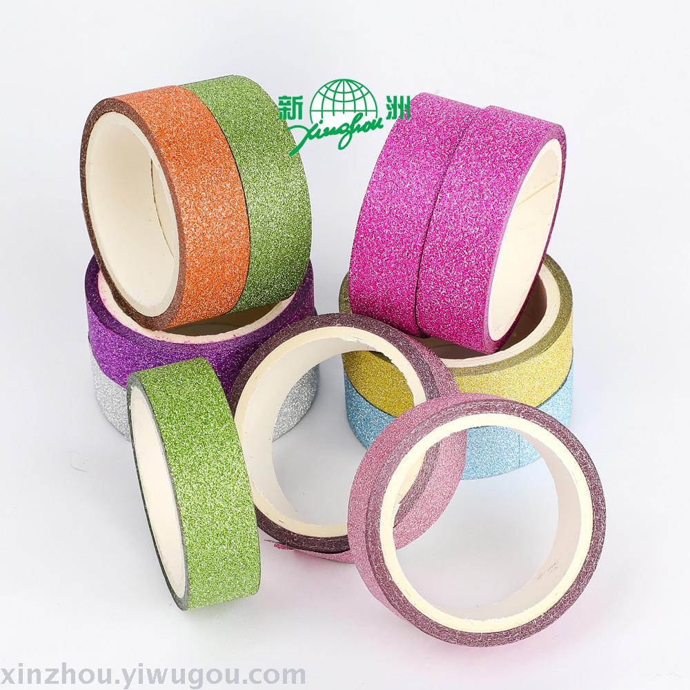 Factory direct sales, gold onion powder tape, stationery tape, size, specification customization