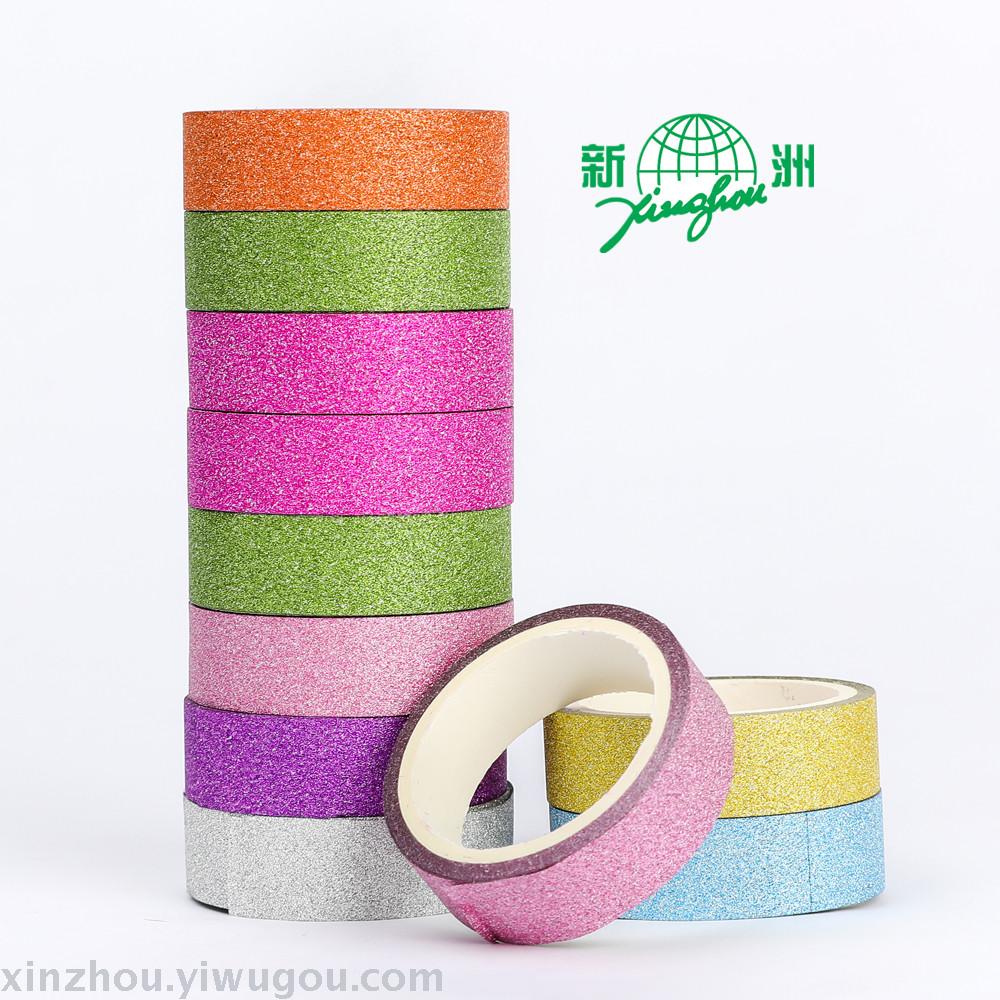 Factory direct sales, gold onion powder tape, stationery tape, size, specification customization