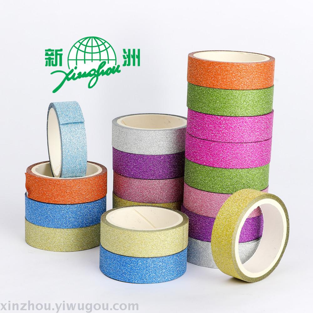 Factory direct sales, gold onion powder tape, stationery tape, size, specification customization