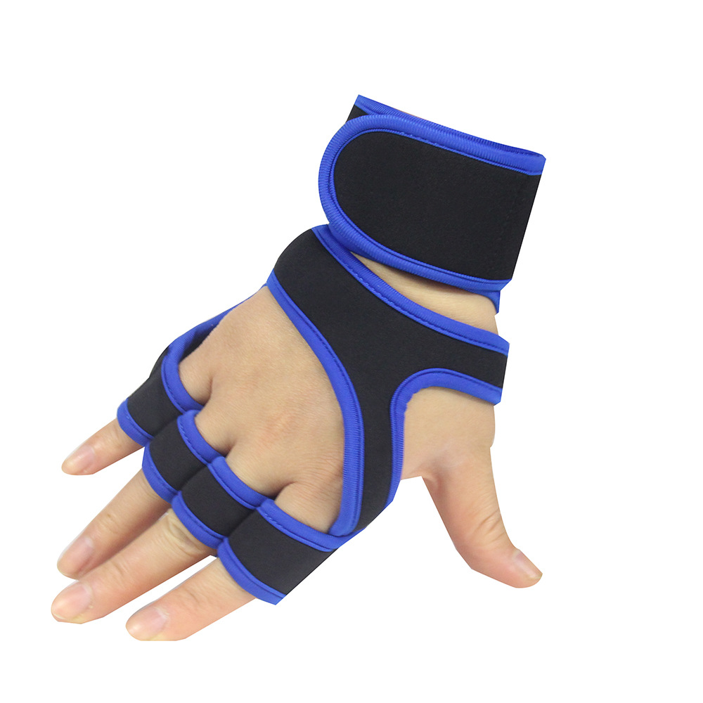 Non-Slip Half-Finger Riding Gloves Breathable Equipment Dumbbell Horizontal Bar Fitness Weightlifting Gloves Sports Fitness Gloves