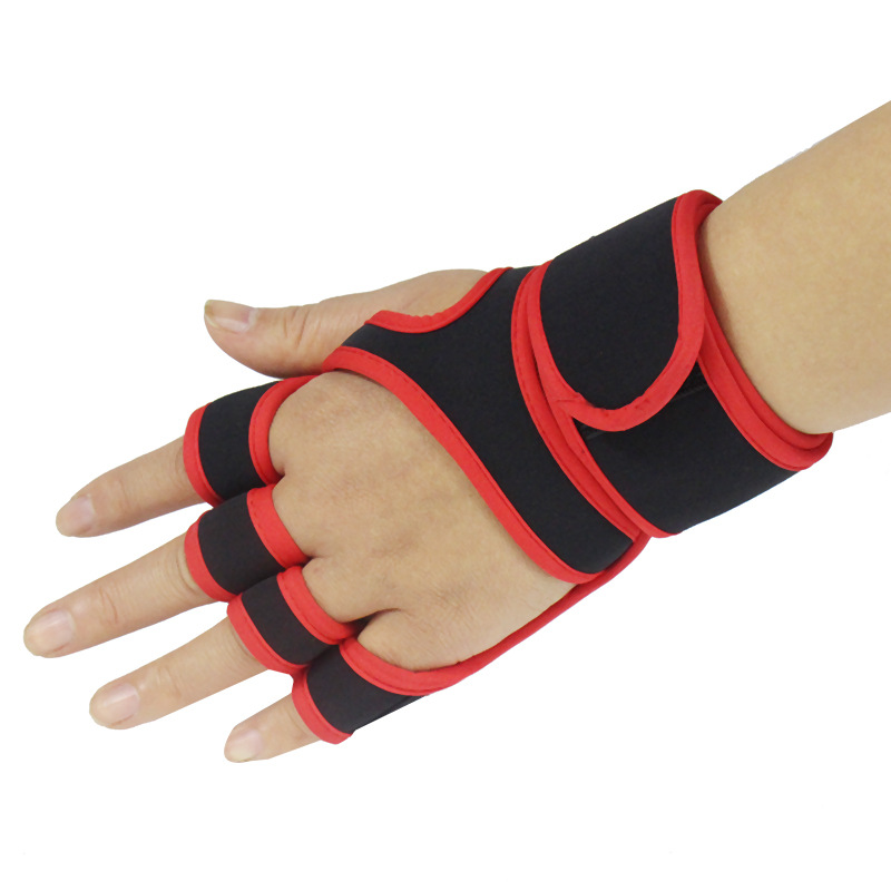 Non-Slip Half-Finger Riding Gloves Breathable Equipment Dumbbell Horizontal Bar Fitness Weightlifting Gloves Sports Fitness Gloves