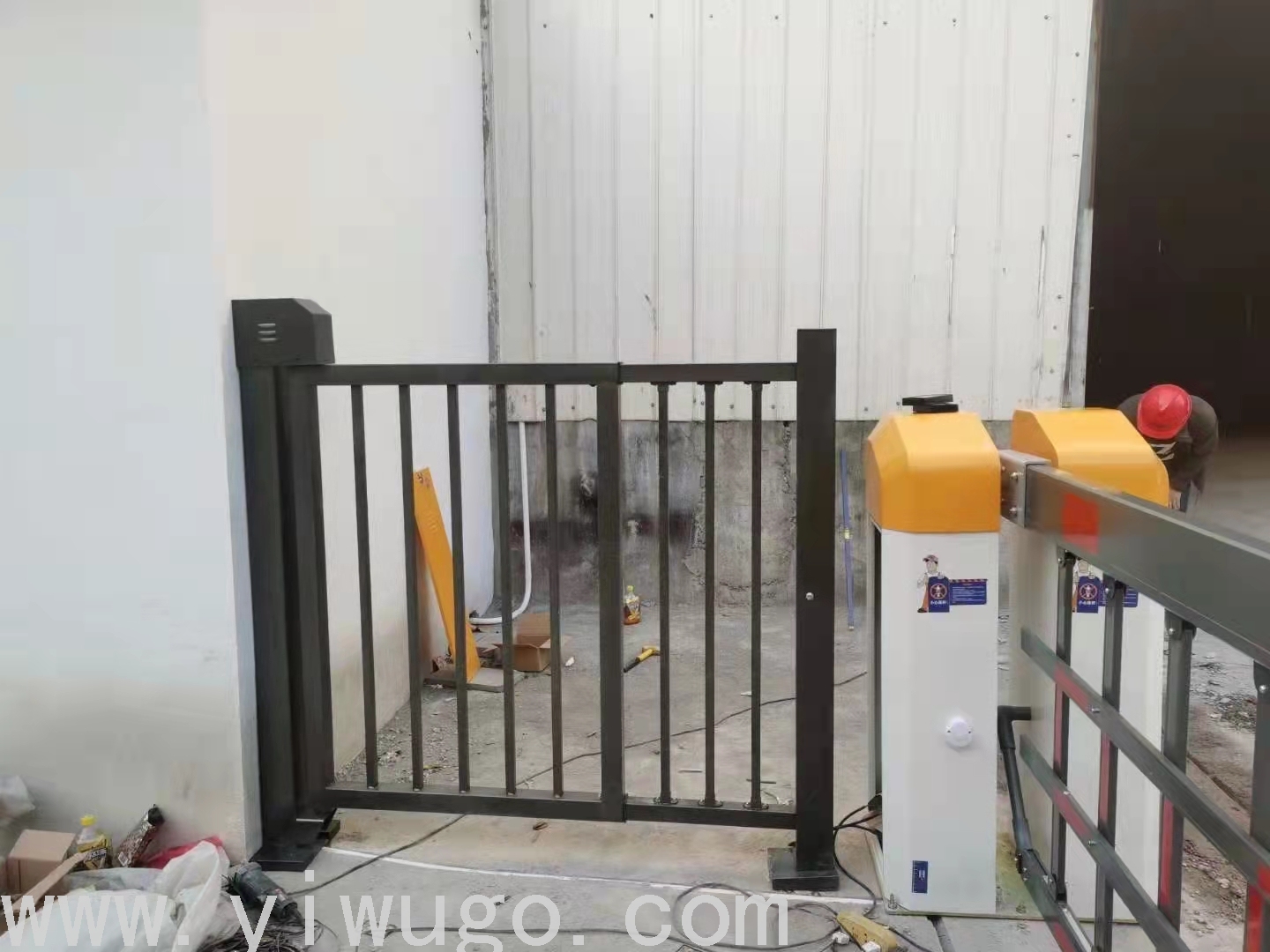 Fence Gate Intelligent Face Recognition Automatic Door Sliding Gate All-in-One Card Management System Access Control
