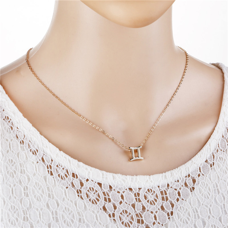 European and American Wish Amazon Hot 12 Twelve Constellations Necklace Ins Spot Constellation Pendant Card Choker European and American Wish Amazon Hot 12 Twelve Constellations Necklace Ins Spot Constellation Pendant Card Choker
