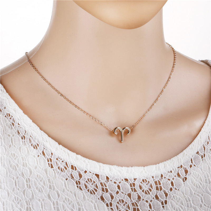 European and American Wish Amazon Hot 12 Twelve Constellations Necklace Ins Spot Constellation Pendant Card Choker European and American Wish Amazon Hot 12 Twelve Constellations Necklace Ins Spot Constellation Pendant Card Choker