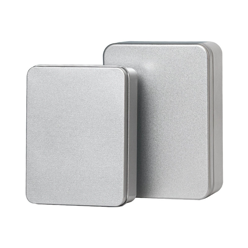 120 Rectangular Tinplate Box Magic Digital Card Packaging Tin Idiom Dragon Packaging Rectangular Iron Box